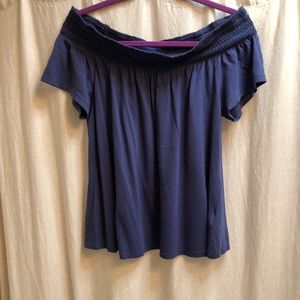Old navy, cotton, off the shoulder top. NWOT